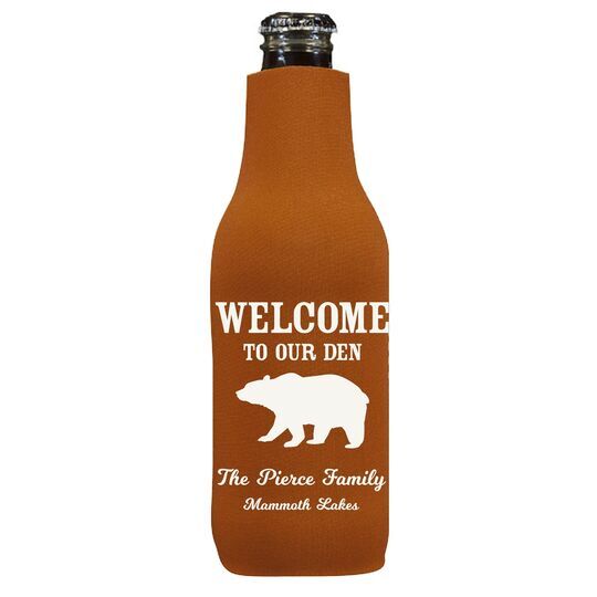 Welcome To Our Den Bottle Huggers